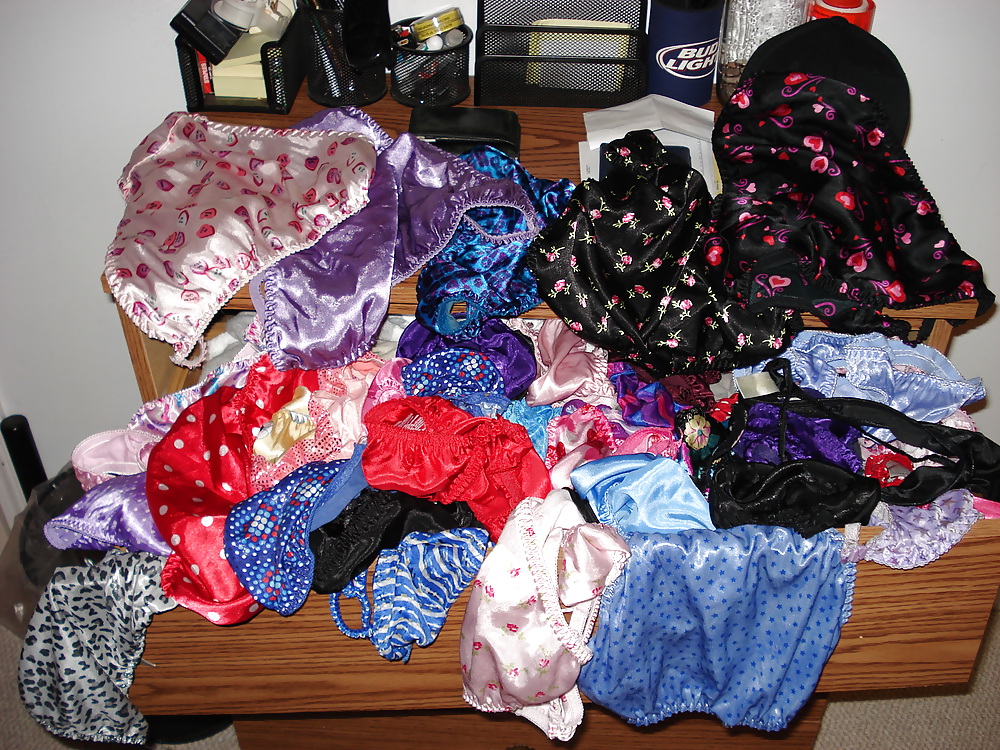 My satin pantie collection  #37055757