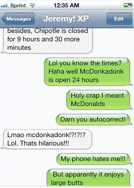 Damn that auto correct ! #34203725