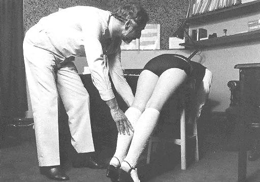 Vintage spanking-schoolgirl ordeal. #23763939