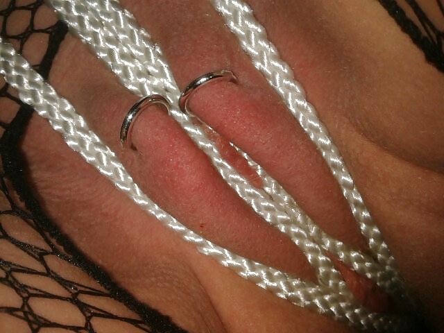 Algunas fotos de mi trabajo con cuerdas en mi esposa esclava
 #30347065