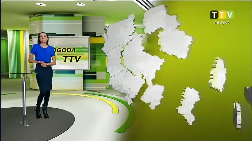 Omenaa Mensach (weather presenter) in studio #37241250