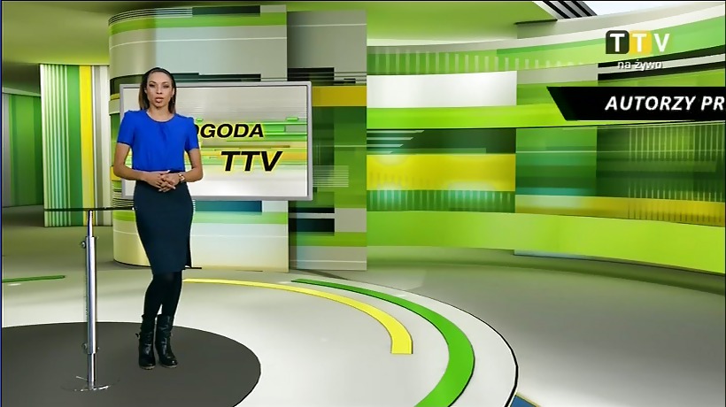 Apfel Mensach (Wettermoderator) Im Studio #37241252