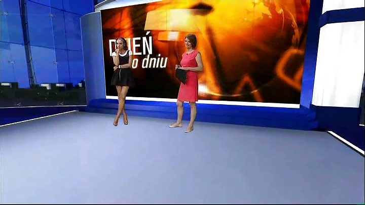 Omenaa Mensach (weather presenter) in studio #37241285