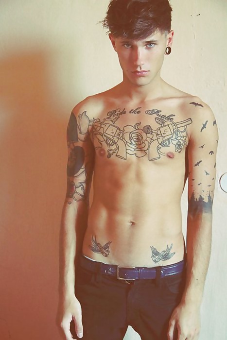 Body Art. Tattoos And Piercings #25145542