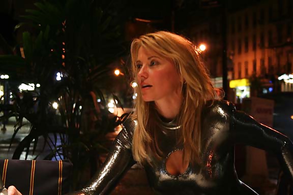LUCY LAWLESS  -- SEXY IN CATSUIT #29205904