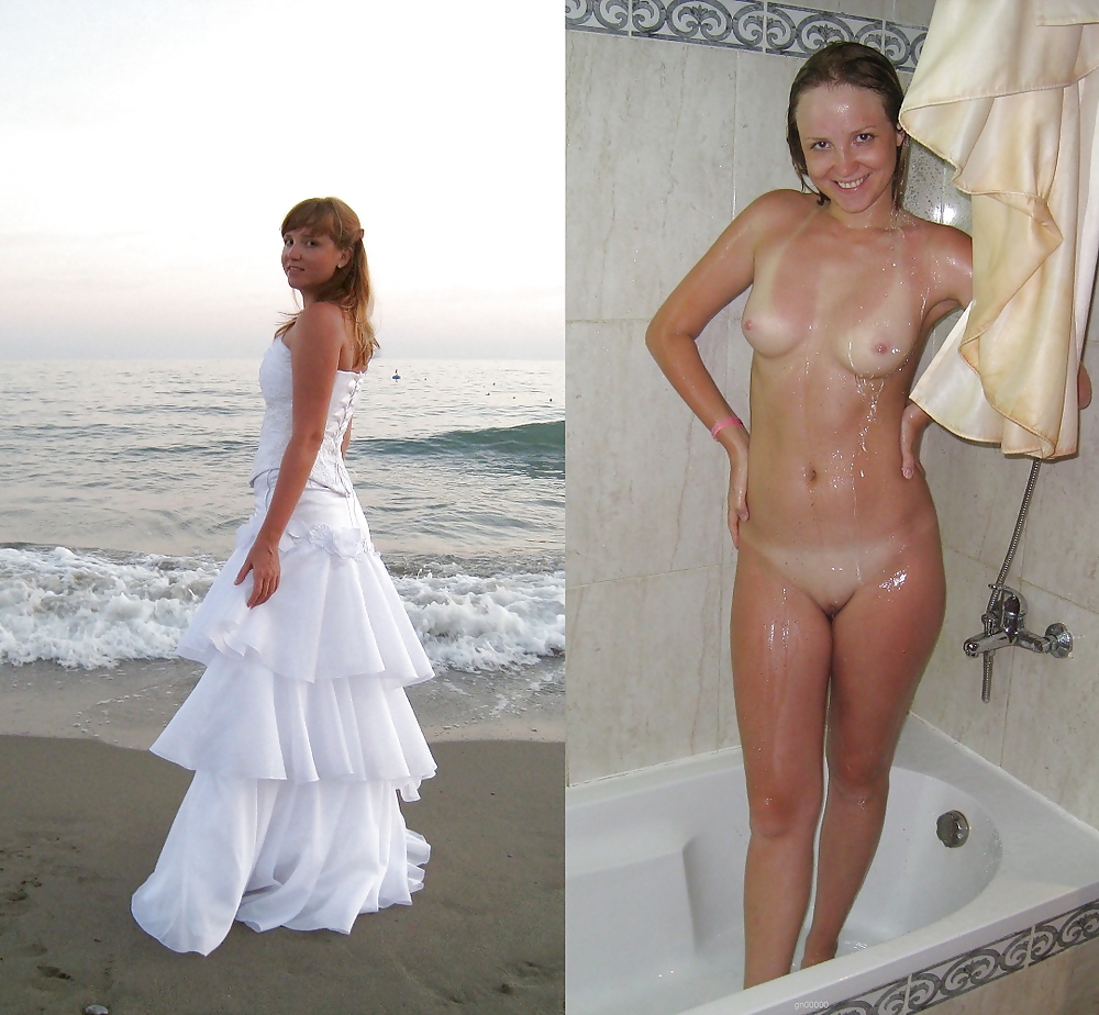 Real Amateur Brides Dressed Undressed 12 #23276726