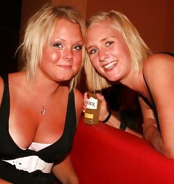 Danish teens & women-195-196-party cleavage breasts touched  #33912700