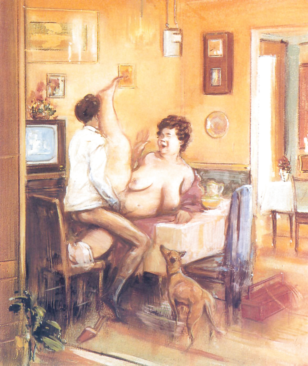 Erotic Drawings by Georges Delfau #32946337