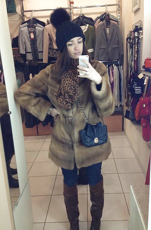 Selfies in furcoats 2 #31747086