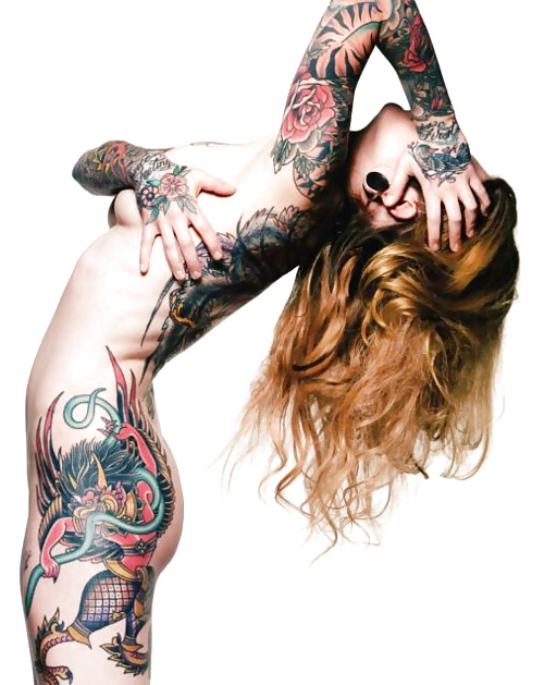 Alternative Mädchen. Tattoos Und Gothic, Einige Lesbisch. #27524553