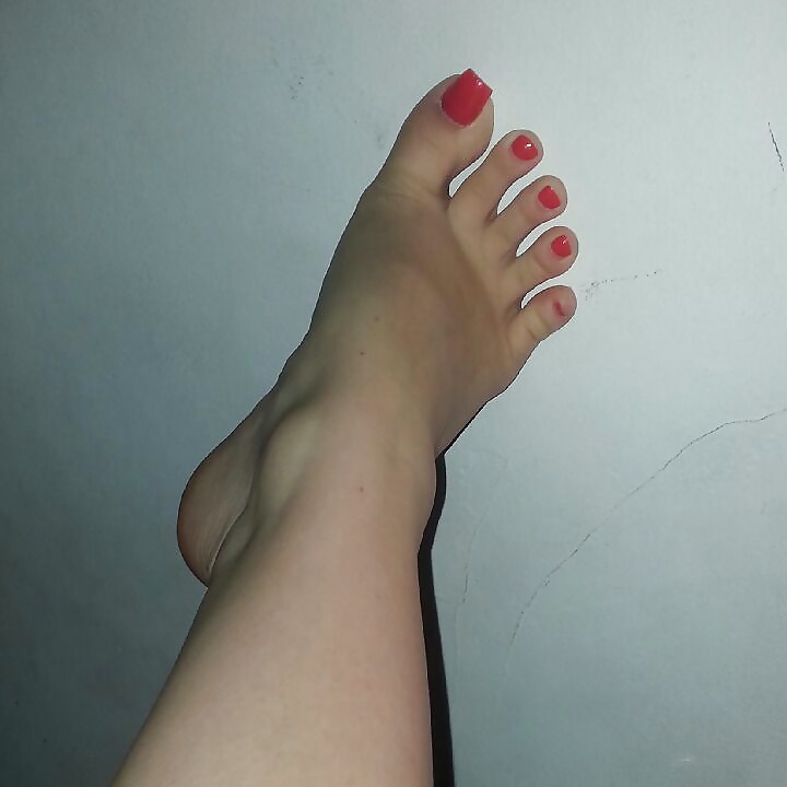 Red toes sexy feet #28465657