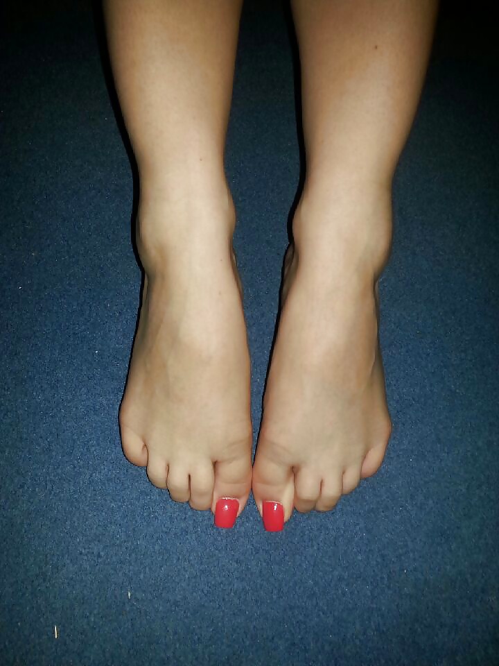 Red toes sexy feet #28465696