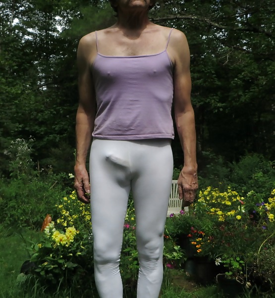 Cd Schlampe In Engen, Weißen Spandex. #30835200