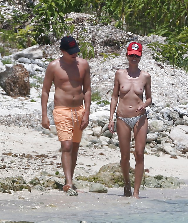 Heidi Klum Goes Topless In Mexico #25645171
