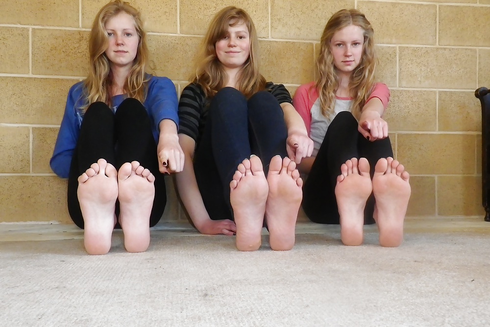 Three Blonde Sisters Teen Feet #25835890