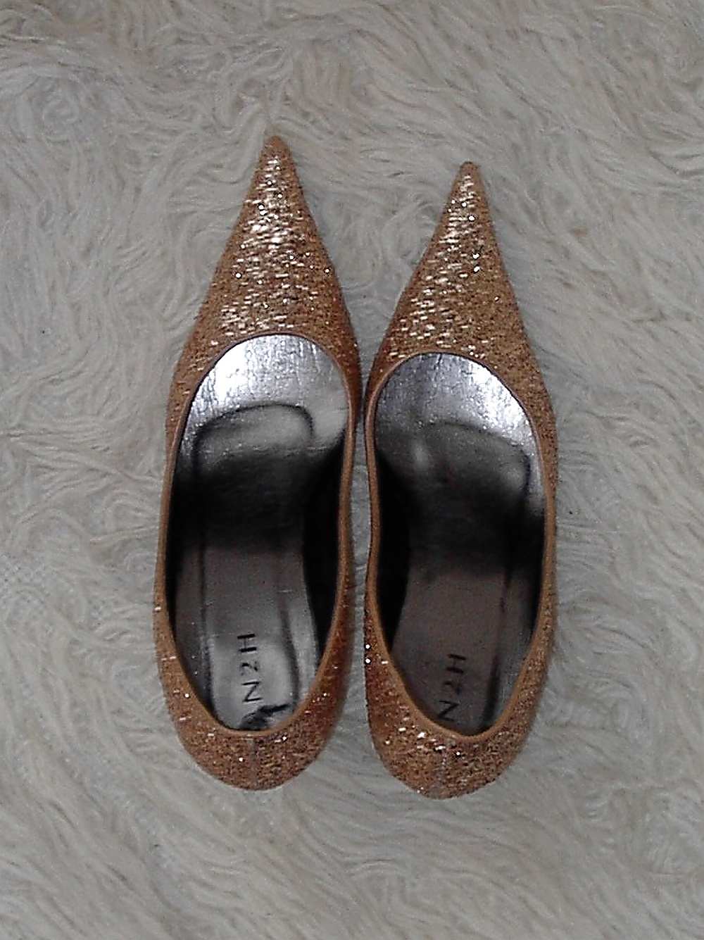 Mi tacón de aguja de 4 pulgadas n2h - glitter dorado fashion-pumps
 #33410344