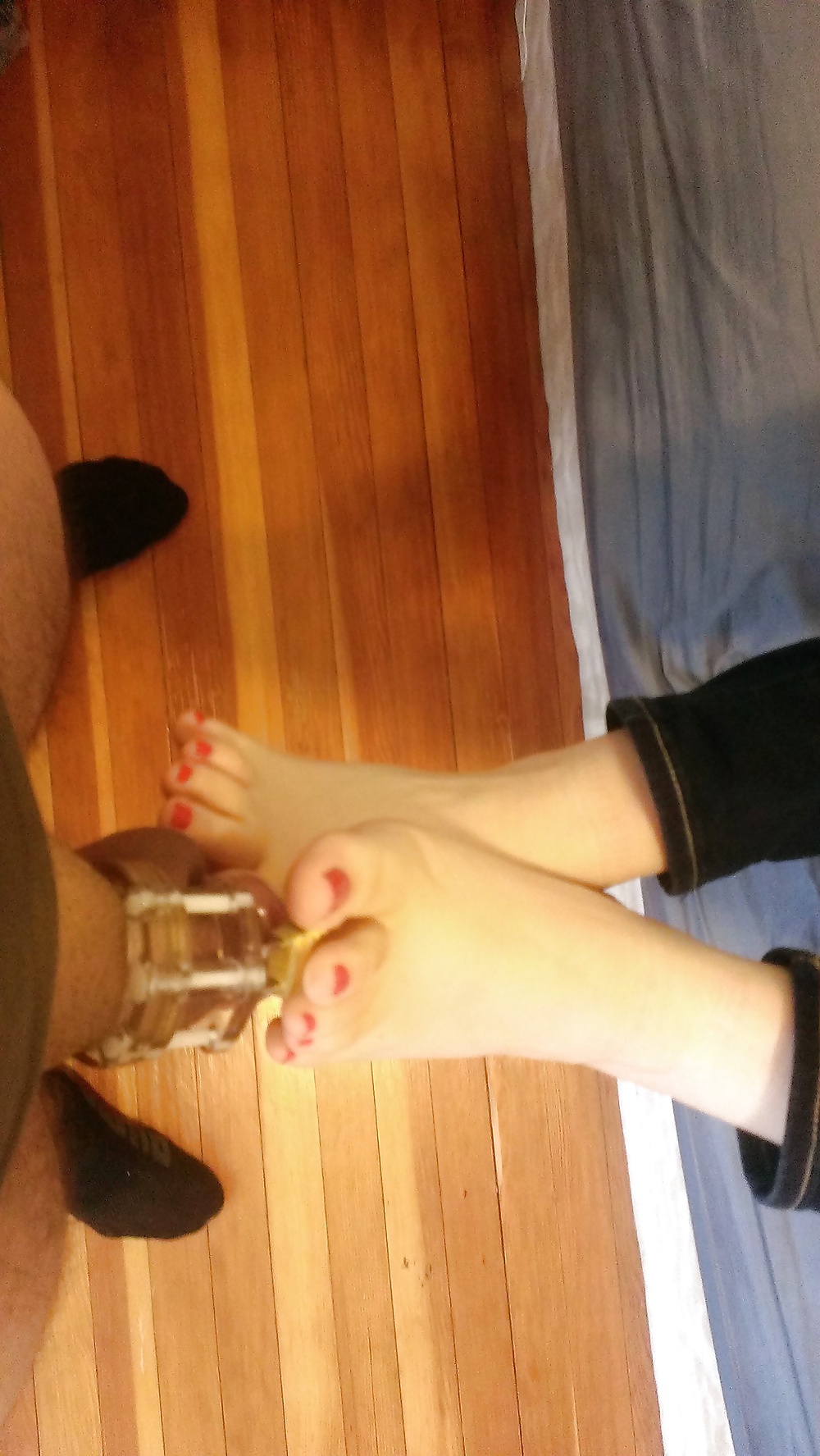 Chastity Tease for my Foot Slave Cuckold Boyfriend #24160992