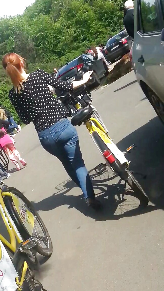 Spy sexy women in bicycle romanian
 #31416643