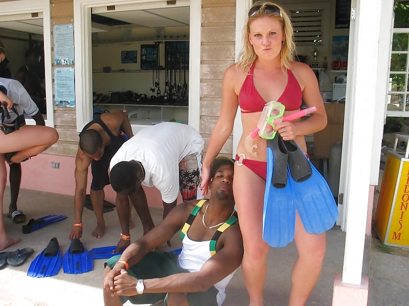 White Girls on Interracial Vacation #31750196