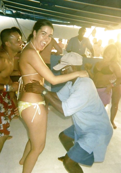 White Girls on Interracial Vacation #31750201