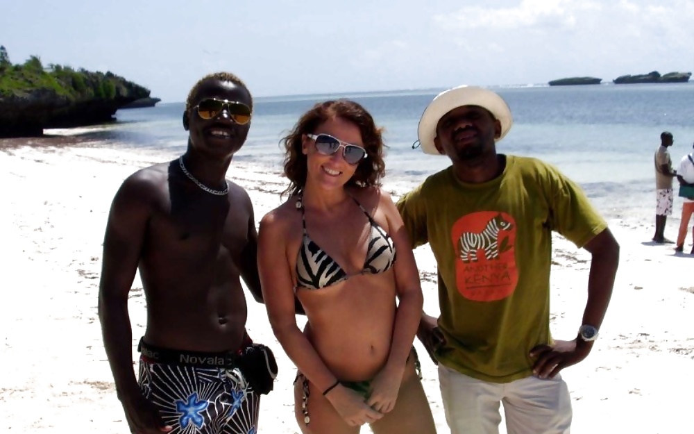 White Girls on Interracial Vacation #31750205