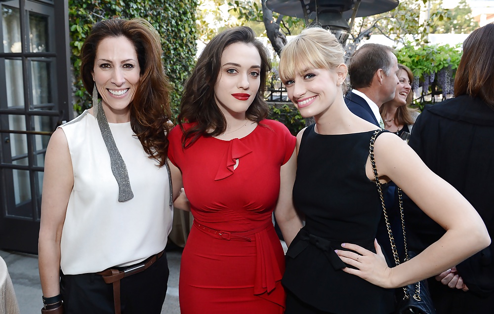 Kat Dennings and Beth Behrs at Geffen Playhouse #34880101