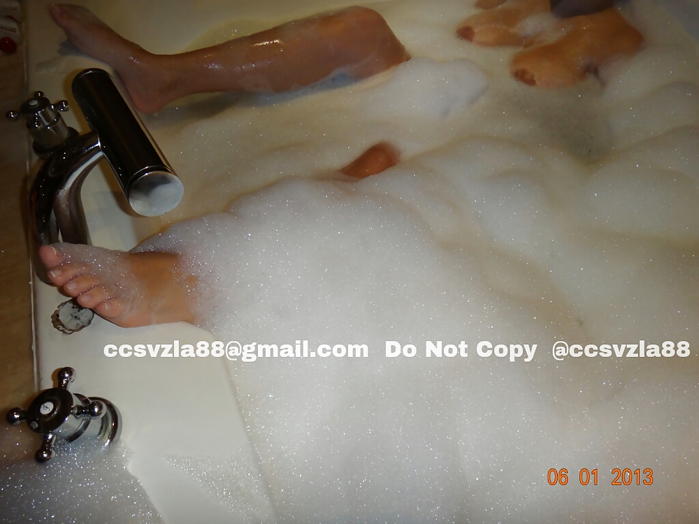 Hotel bath shower and hot tub fun #35964715