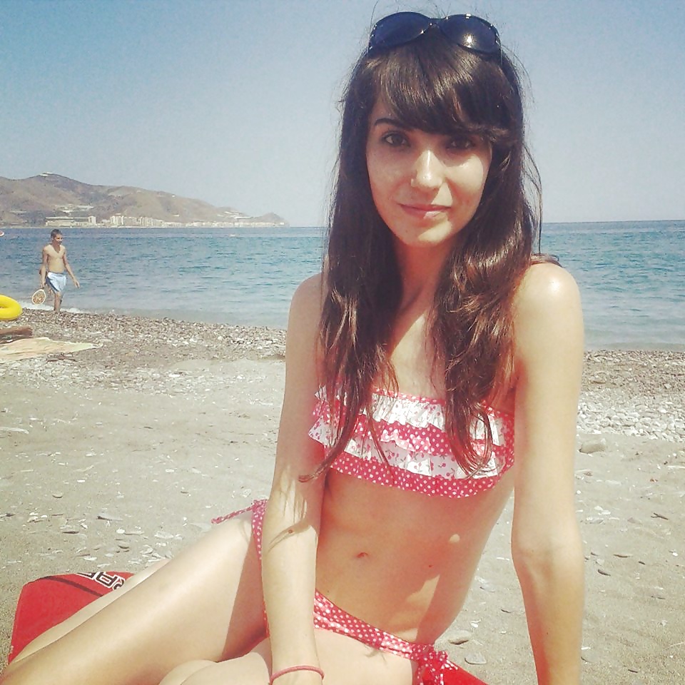 Sexy girl on the beach.