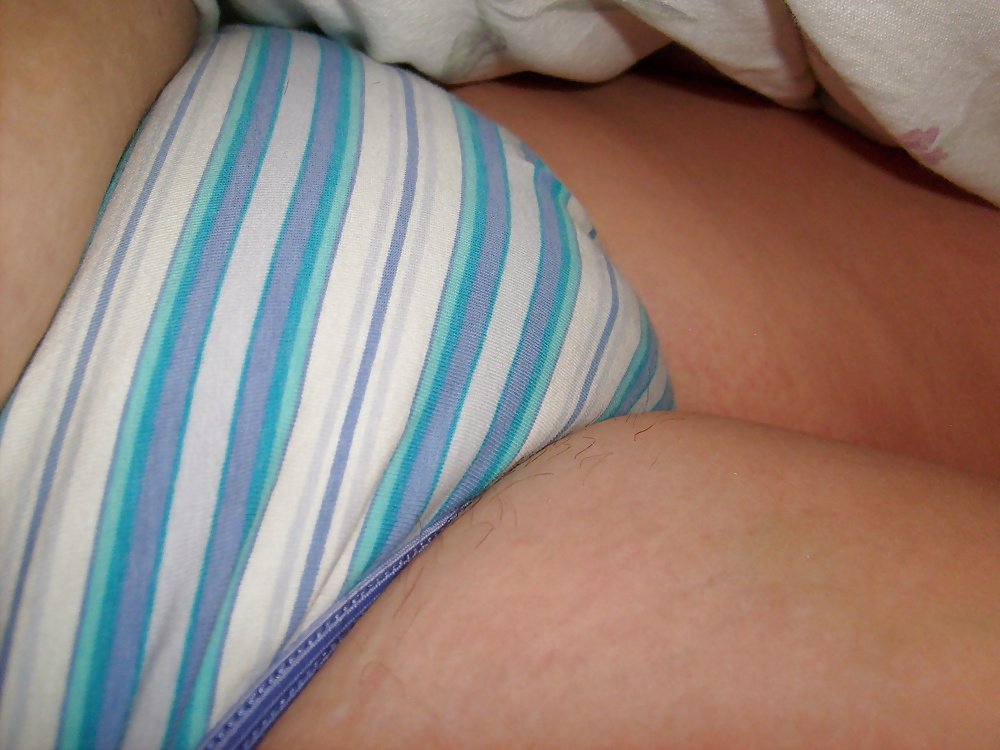 Hairy Panties Fat BBW Pube Mounds close-up #24720835