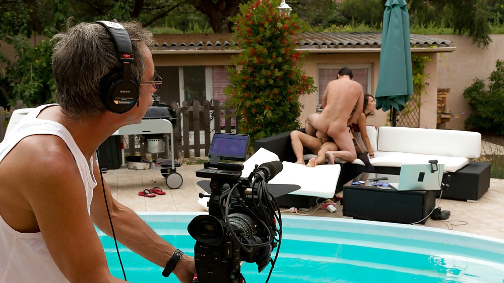 Behind scenes French porn outdoor. Backstage. #31825805
