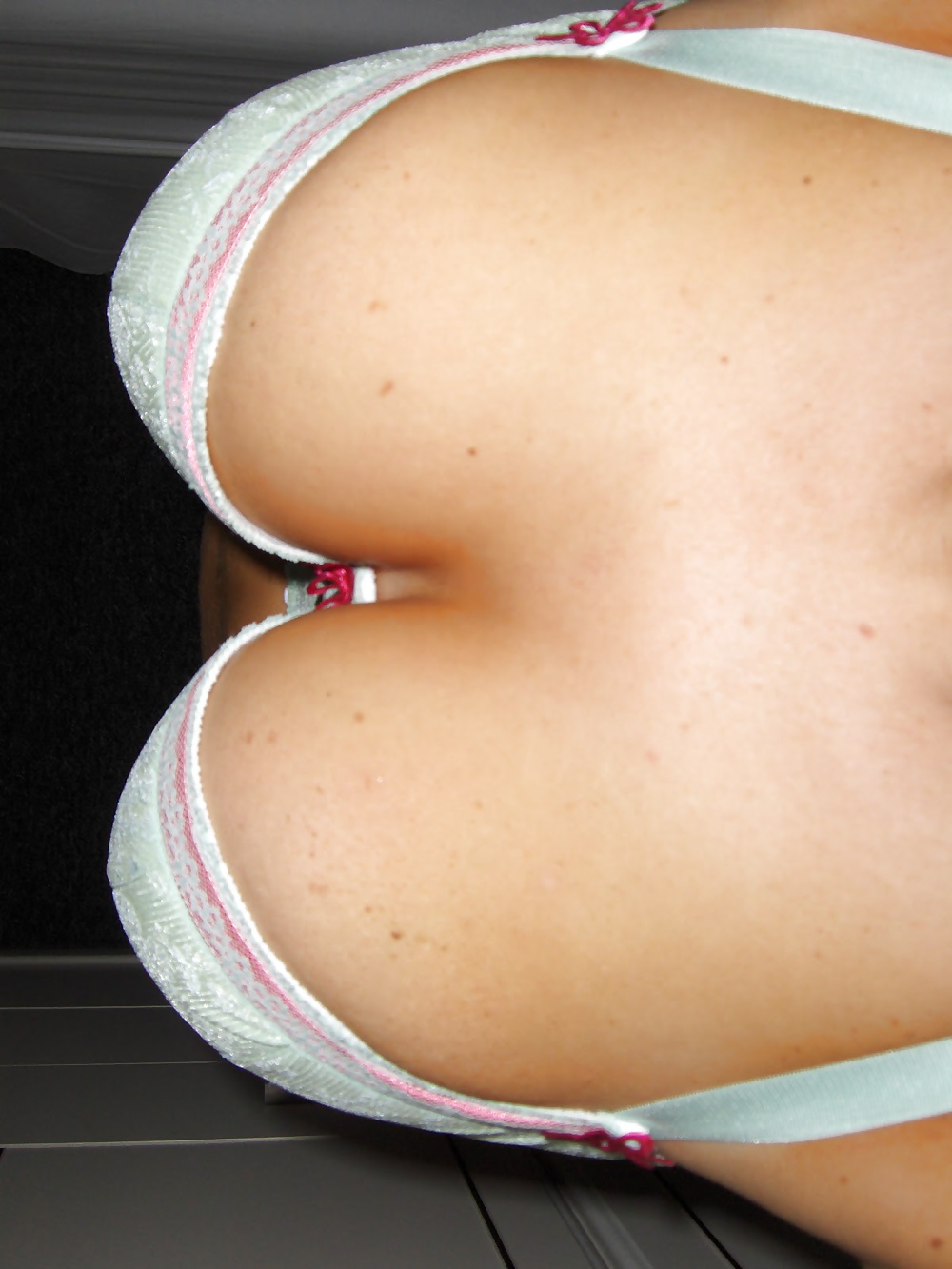 Tits in bras from above #24356948