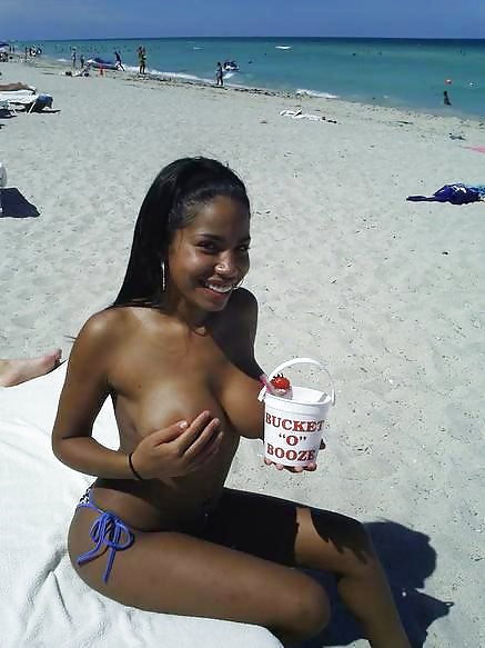 Black Girls at the Beach: Nudists and Exhibitionists #27816431