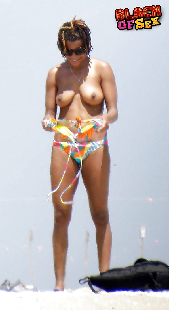 Black Girls at the Beach: Nudists and Exhibitionists #27817627