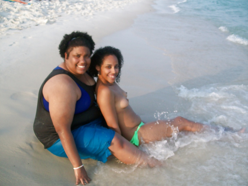 Black Girls at the Beach: Nudists and Exhibitionists #27817882