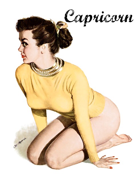 Erotic Calendar 16 - Al Moore Pin-ups 1950 #23470507