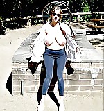 Bare breasts in public. #35936359