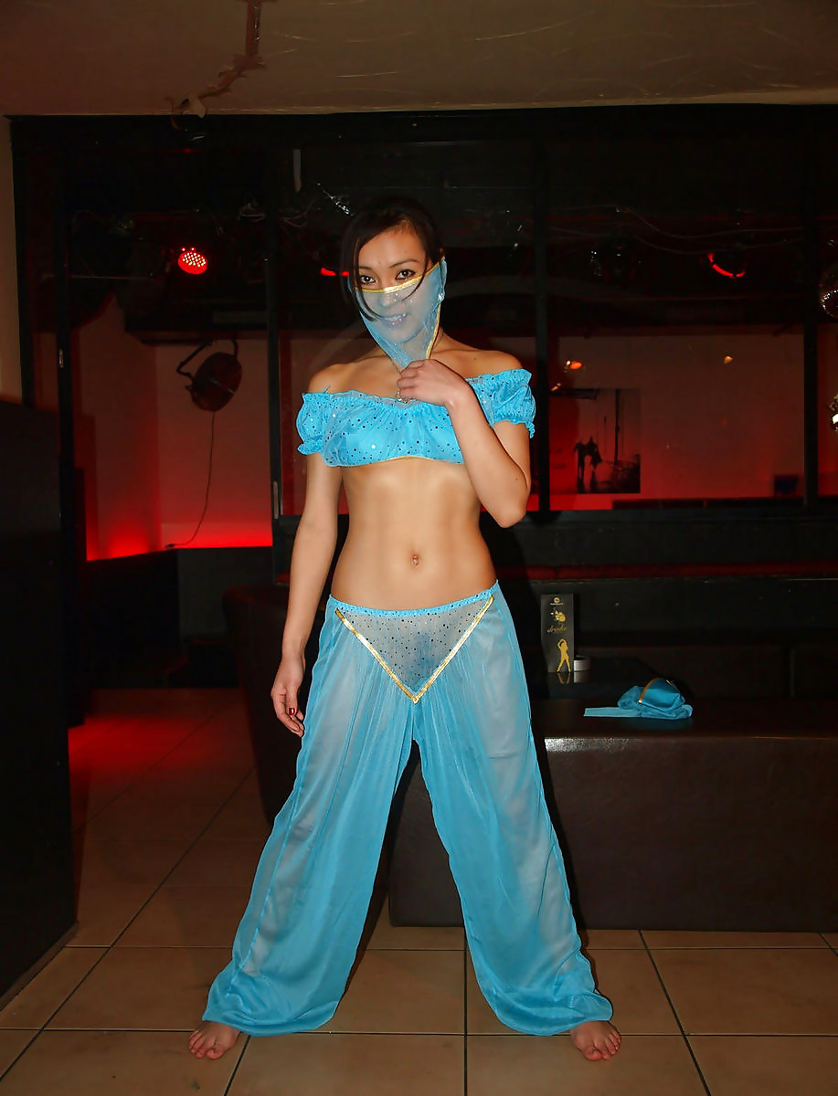 Mongolian Bellydancer chick-wife Agy flashing #34502333
