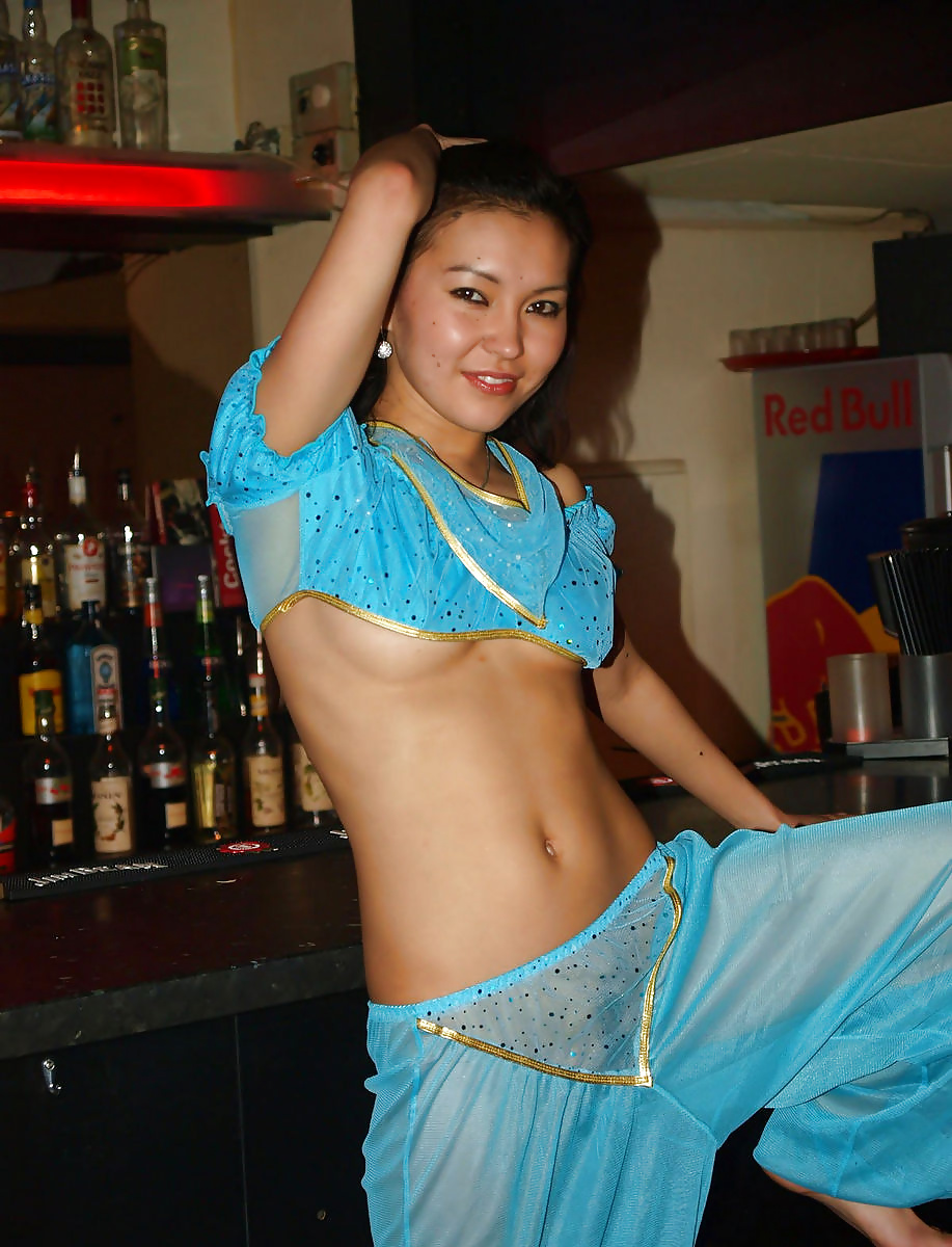 Mongolian Bellydancer chick-wife Agy flashing #34502358
