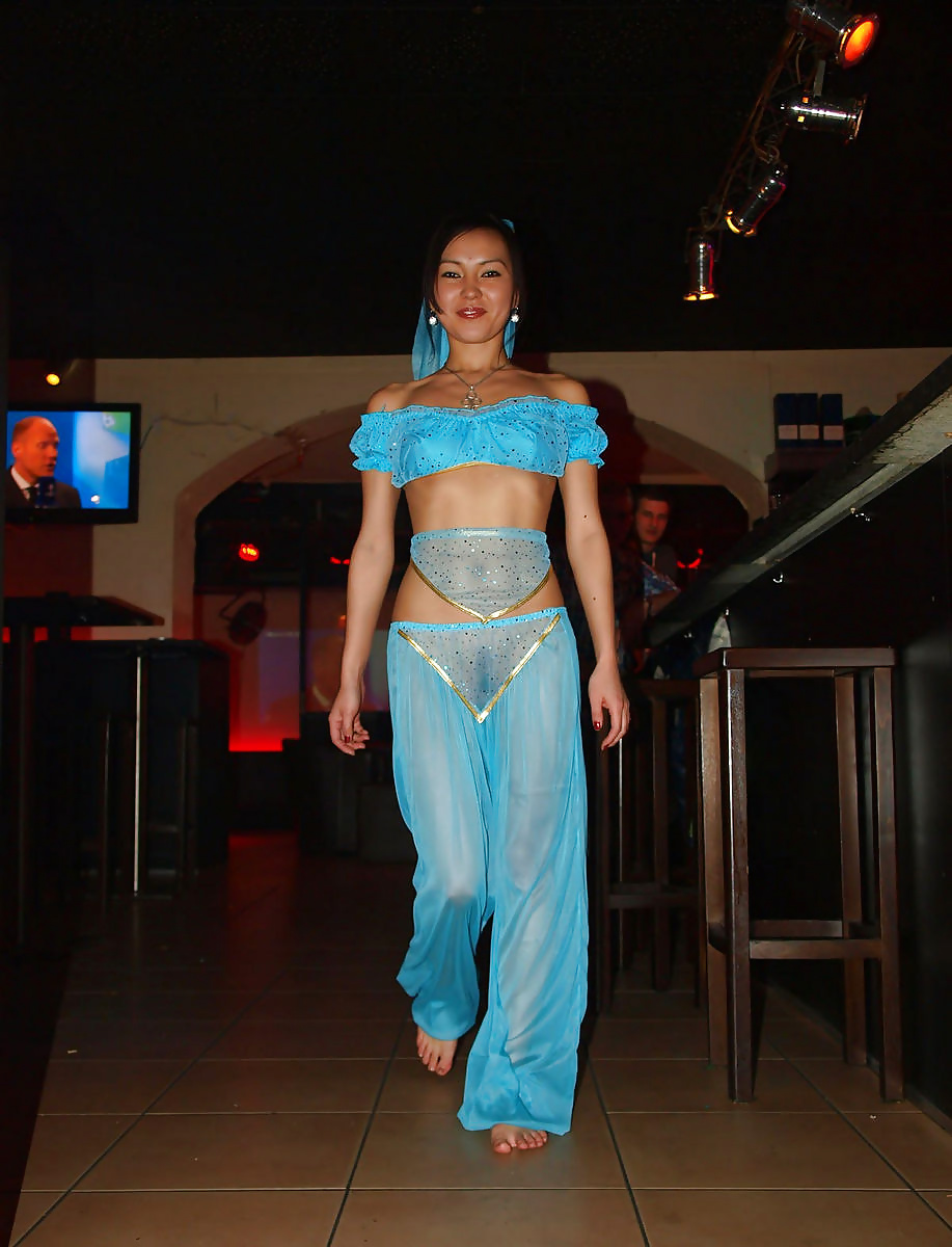 Mongolian Bellydancer chick-wife Agy flashing #34502366