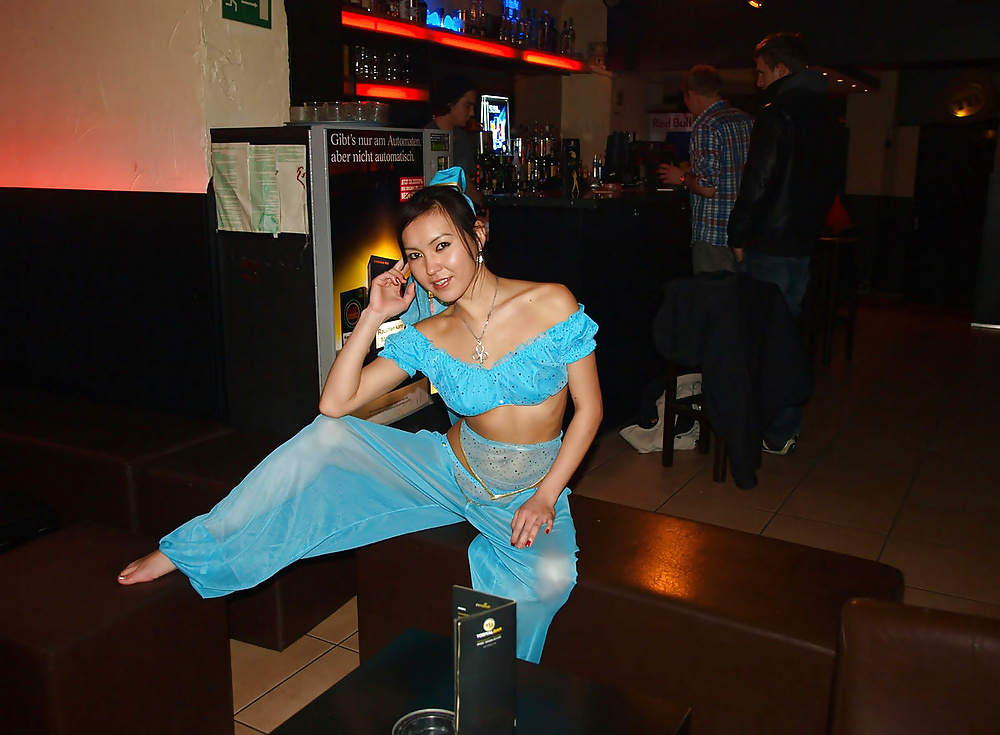Mongolian Bellydancer chick-wife Agy flashing #34502373