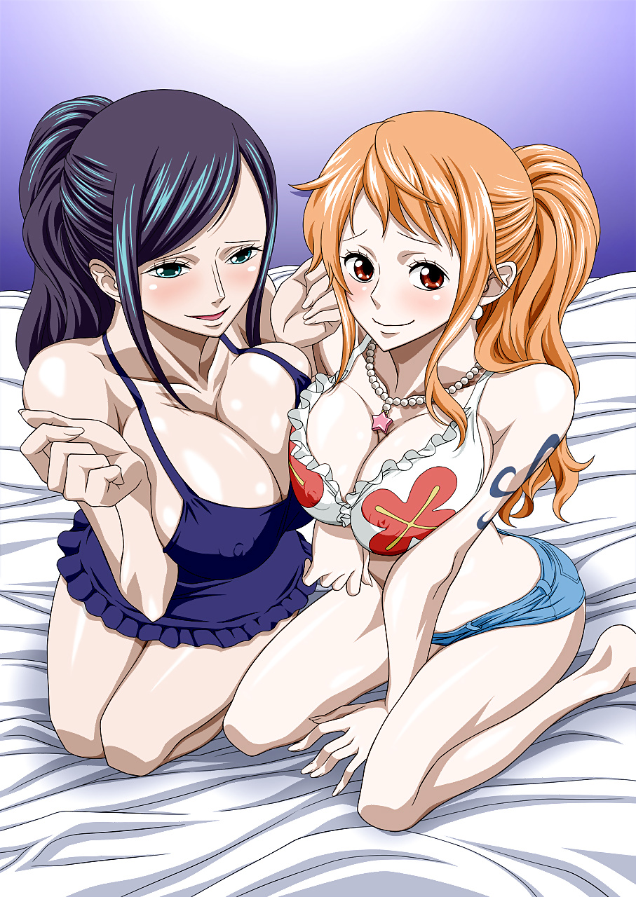 Nami & Nico Robin lesbian fun 2 (One Piece) #41112490