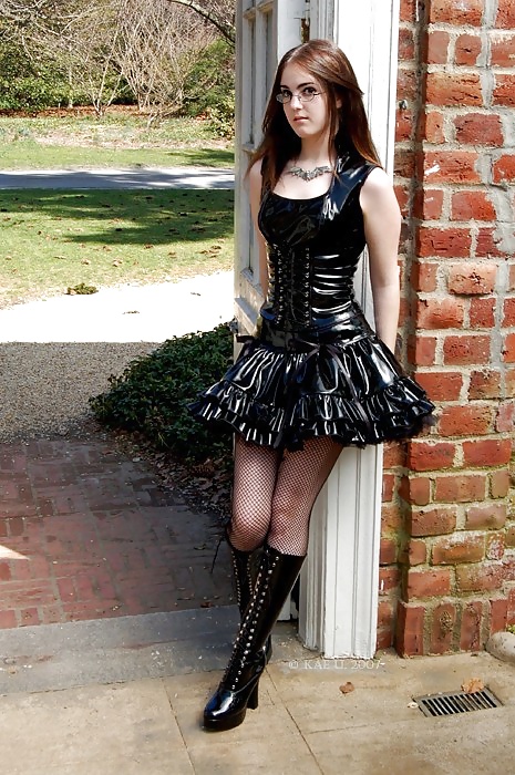 Einige Frau In Latex #38714836