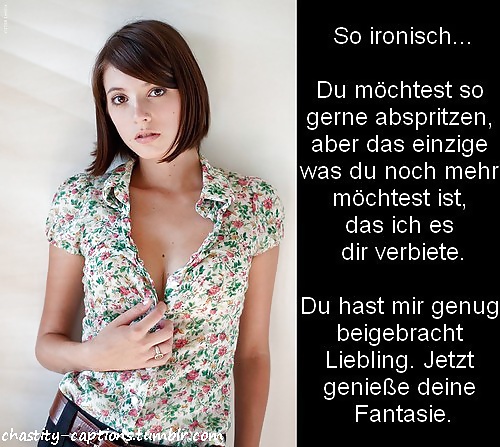 Deutsche chastity captions #30908955