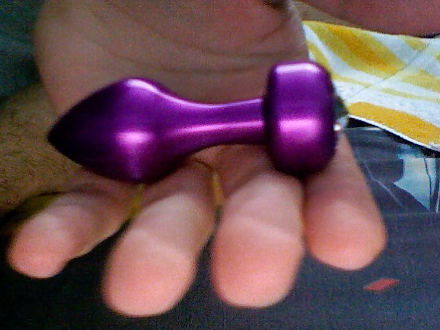 Fun with Purple Butt Plug #29345598