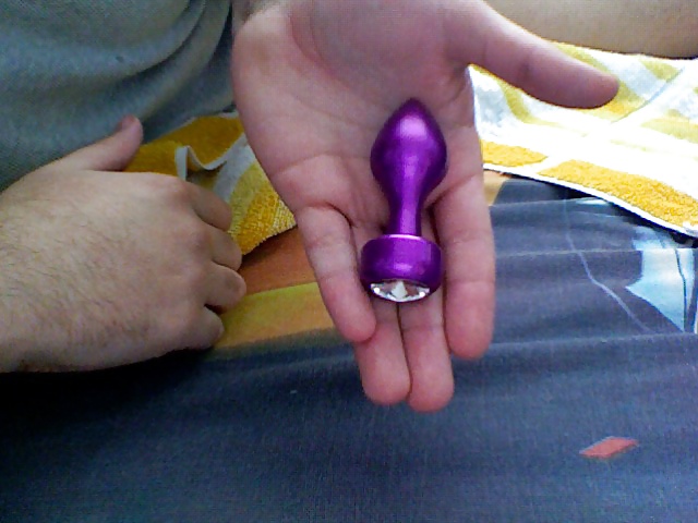 Fun with Purple Butt Plug #29345613