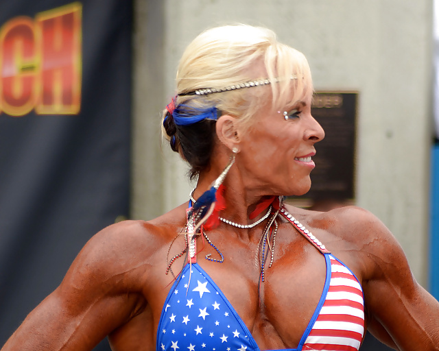 Blonde muscle lady i like to fuck! #35240905