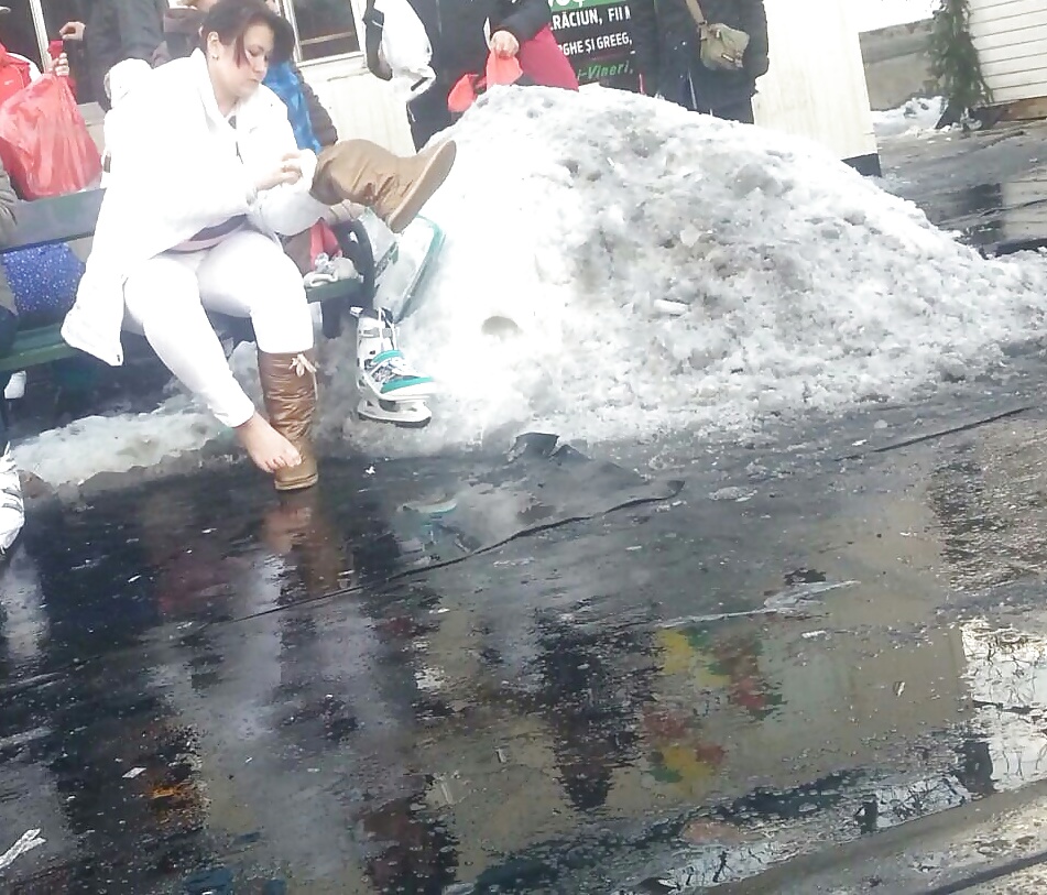 Espía calcetines withe y dedos mujeres romanian-cerere
 #40491797