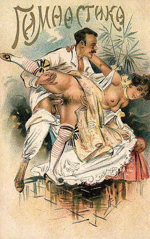 Leur. Art Porno Dessinée 28 - Cartes Postales Russe 8 #38135298