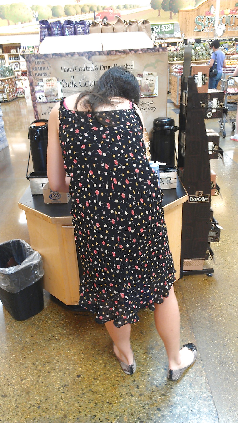 Milf in Grocery Store - Hot Pink Bra #36938221