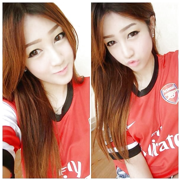 Amateur Self Shot In Football Shirts Thai #25635981